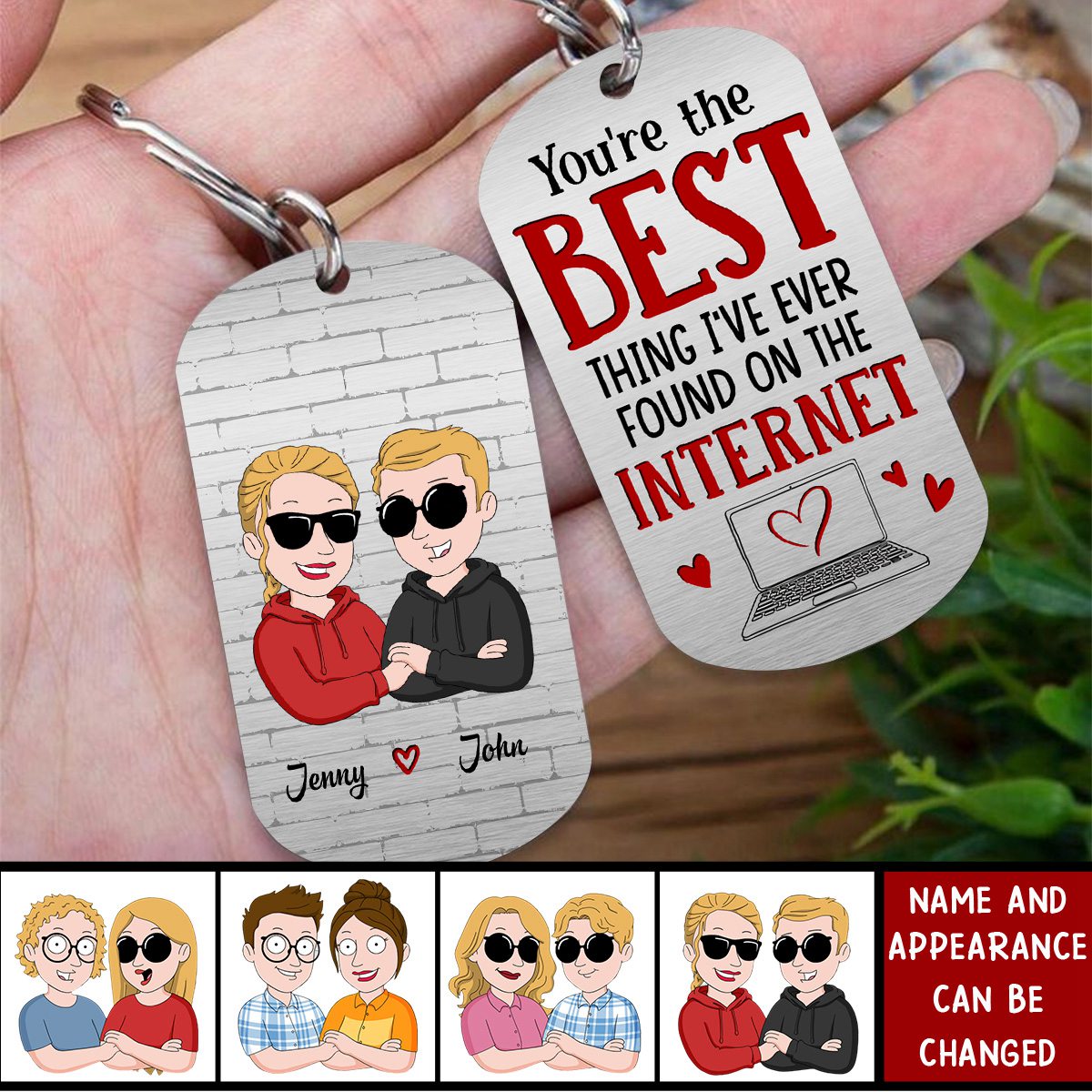 Couple, You Are The Best Thing, Personalized Keychain, Couple Gift