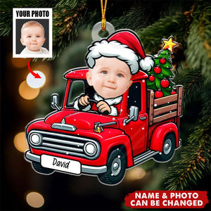 Personalized Kids Upload Photo Ornament