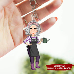 Garden Queen - Personalized Acrylic Keychain