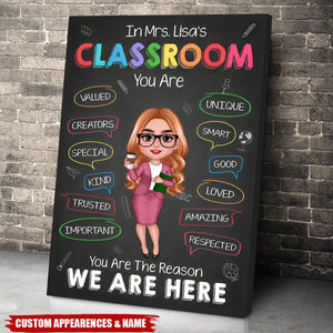 In This Classroom You Are - Personalized Poster