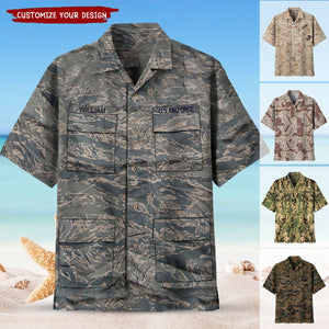 Premium Personalized US Veterans Hawaii Shirt