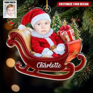 Little Ones Make Every Holiday More Magical And Bright - Personalized Acrylic Photo Ornament