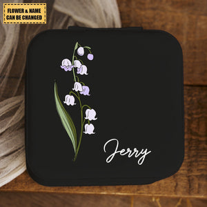 Birth Flower For Women - Personalized Jewelry Box