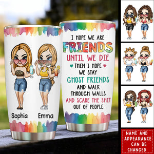 Personalized Gift for Sister Friend Funny Steel Tumbler