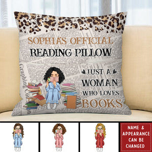 These Are My Reading Pillow - Personalized Pocket Pillow