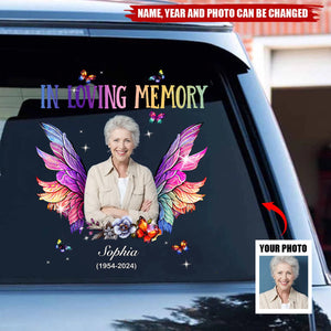 In Loving Memory - Personalized Memorial Decal