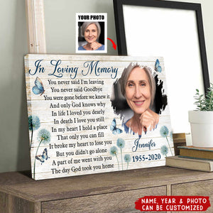 Missing You Always - Personalized Memorial Poster