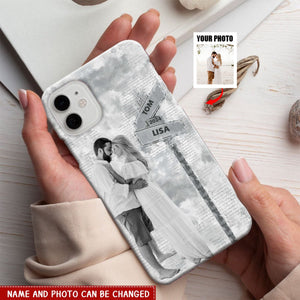 I Need You Because I Love You - Upload Photo Couple, Husband And Wife Personalized Phone Case