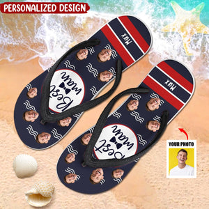 Custom Photo Bride Maids Squad - Personalized Photo Flip Flops