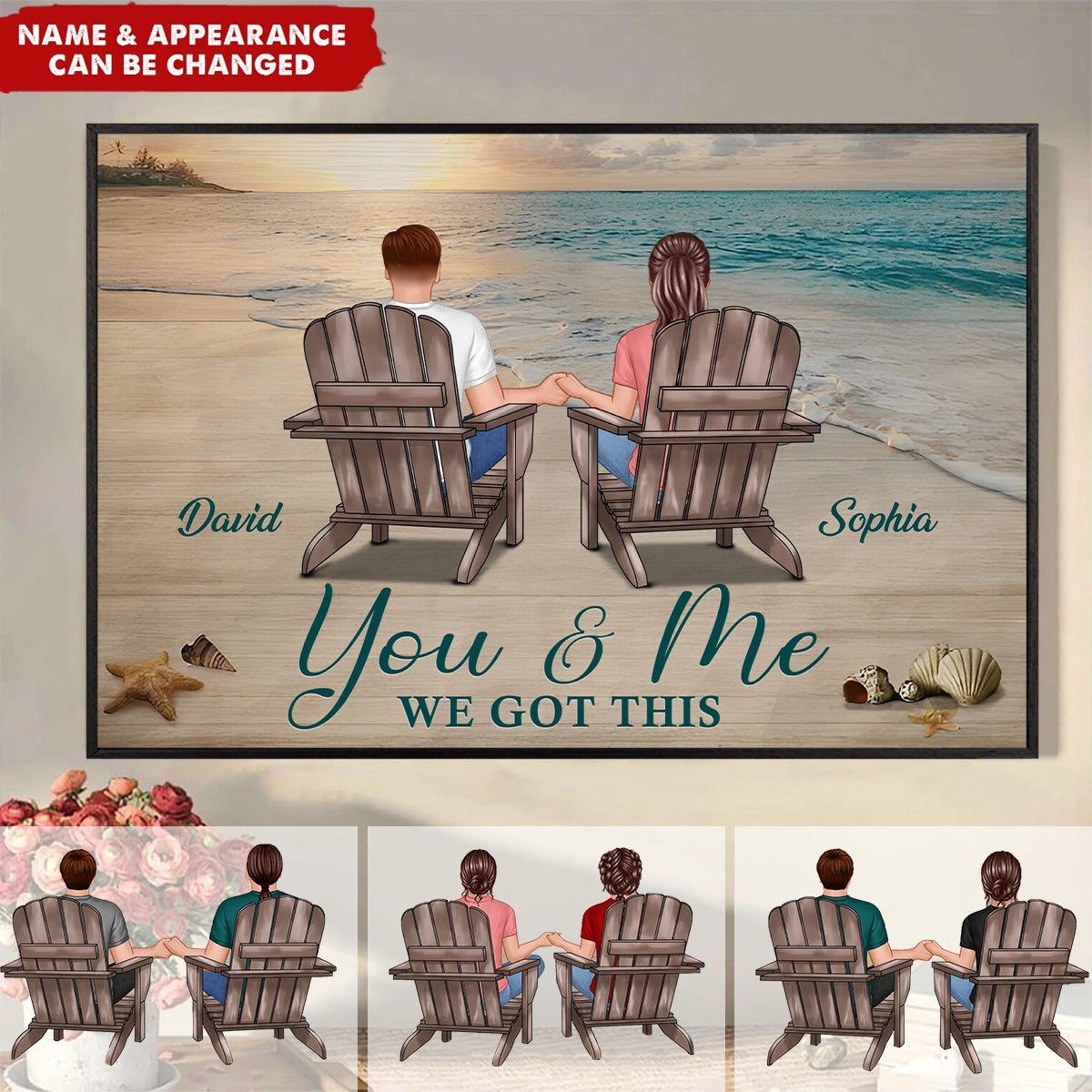 You & Me We Got This Anniversary Gift - Personalized Poster