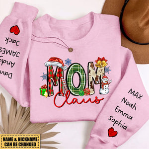 Personalized Nana Claus Sweatshirt Christmas Gift For Grandmas