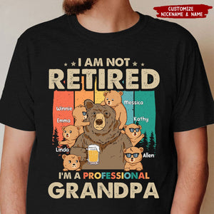 I'm A Professional Grandpa Dad Bear Personalized T-shirt