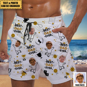 Custom Photo Kids Dancing - Personalized Unisex Beach Shorts