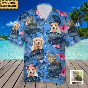 Cutsom Photo For Pet Kids Personalized Hawwaii Shirt