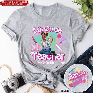 This Girl Loves Teaching Personalized T-shirt, Gifts For Teacher