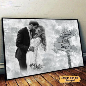 Custom Photo I Need You Because I Love You - Couple Personalized Horizontal Poster - Gift For Husband Wife, Anniversary