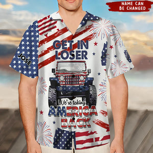 We're Taking America Back - Personalized Hawaiian Shirt