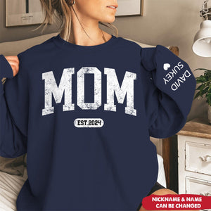 Mom, Nana, Mimi, Grandma Gift Custom Name Kids Personalized Sweatshirt