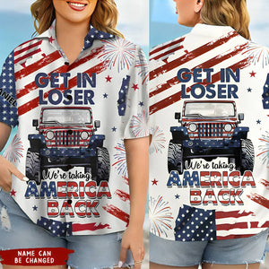 We're Taking America Back - Personalized Hawaiian Shirt