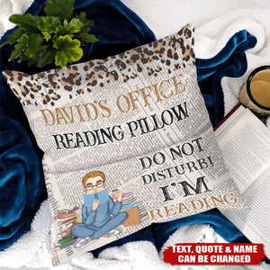 Just One More Chapter - Personalized Pocket Pillow, For Him - Personalized Pocket Pillow