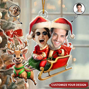 Custom Photo All You Want For Christmas - Couple Personalized Ornament