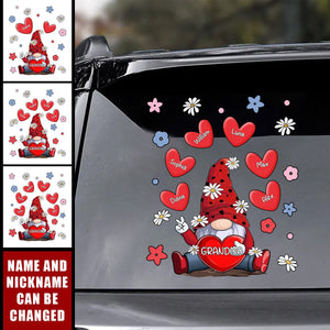 Grandma's Sweet Hearts - Personalized Decor Decal