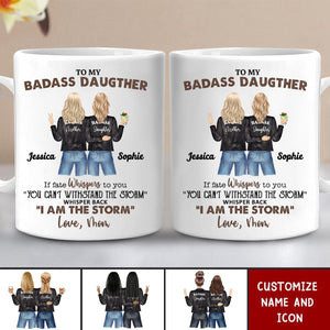 To My Bada** Daughter From Mom - Personalized Mug