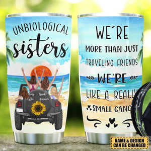 More Than Just Traveling Friends - Personalized Tumbler Cup - Gift For Bestie