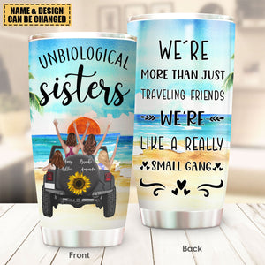 More Than Just Traveling Friends - Personalized Tumbler Cup - Gift For Bestie