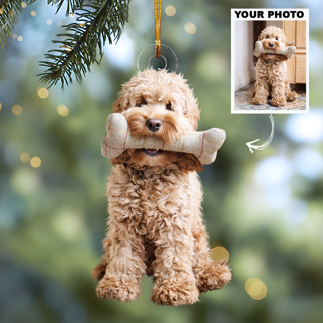 Personalized Photo Mica Ornament - Christmas Gift For Pet Lovers, Dog Lovers, Cat Lovers